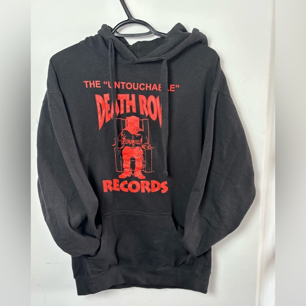 Death Row Records Hoodie Milltex size Medium The Untouchable sweater
